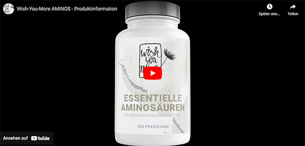 YouTube Video Aminosäuren Kapseln