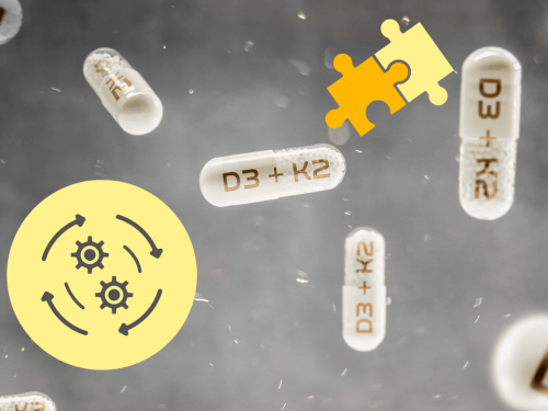 Vitamin D3 und K2
